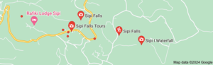 Showing location of  Sipi Falls